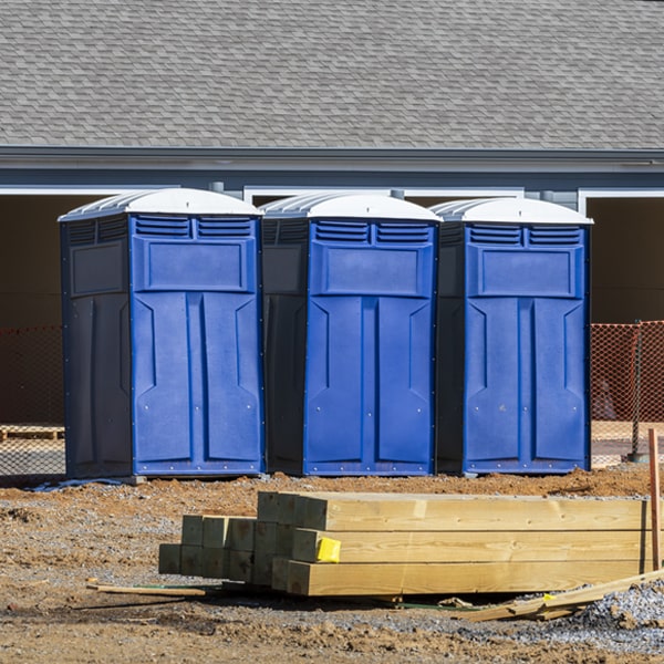 how do i determine the correct number of porta potties necessary for my event in Clayton